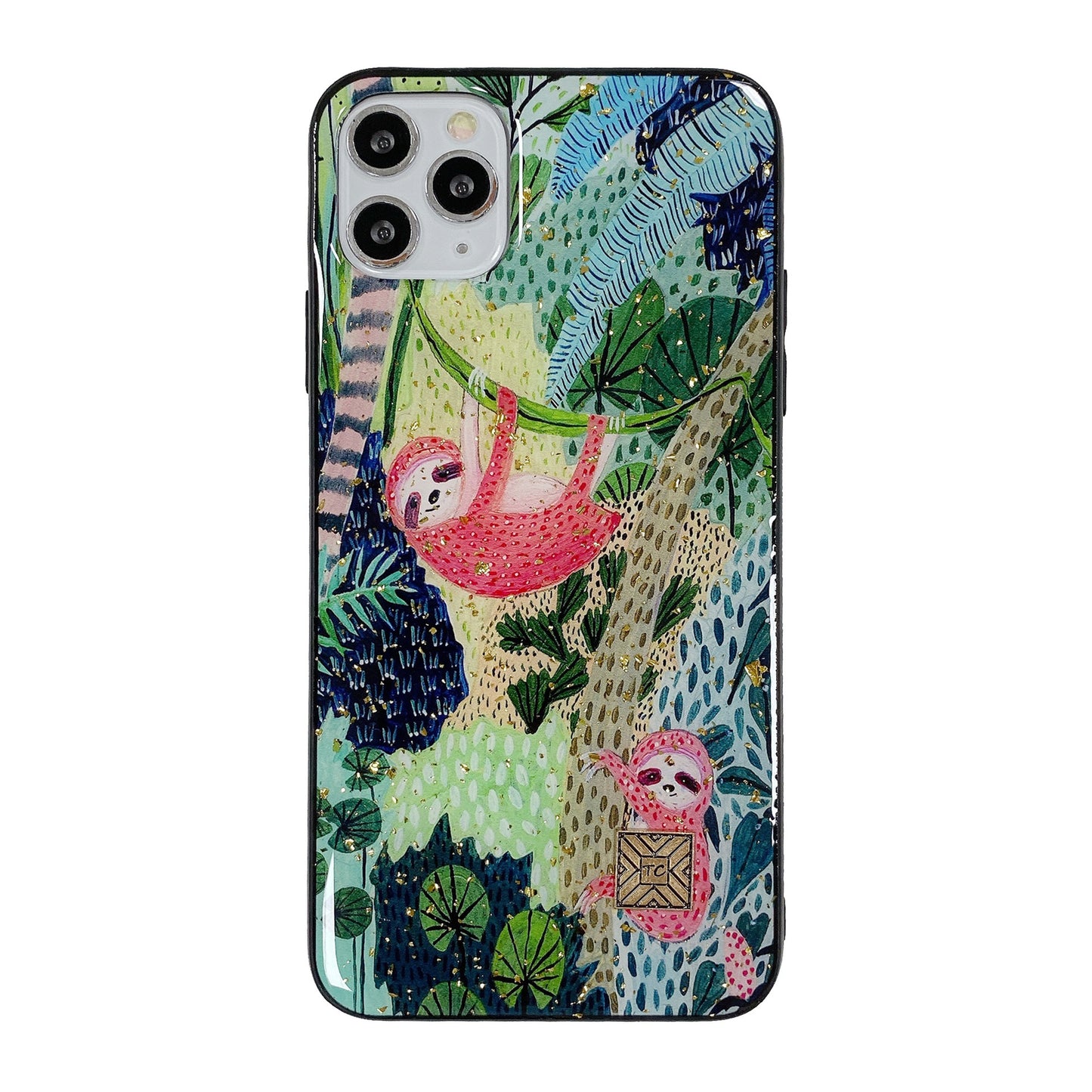 Epoxy Animal Leopard Print Mobile Phone Case