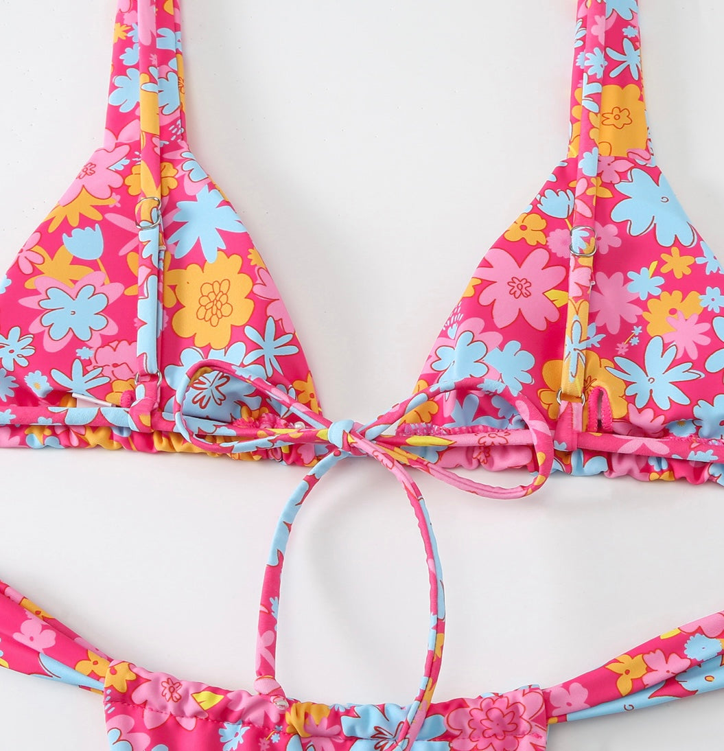 Women's Printed Multi-color Bikini Swimsuit