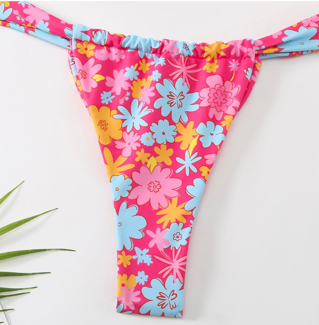 Women's Printed Multi-color Bikini Swimsuit