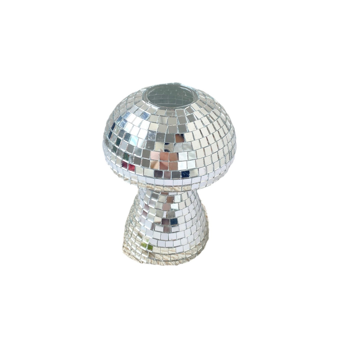 Disco Mushroom Mirror Vase Living Room Decoration