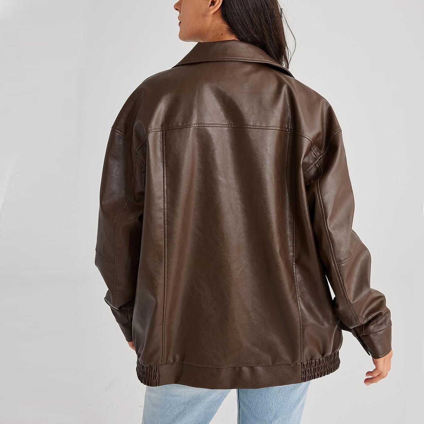 Faux Leather Jacket